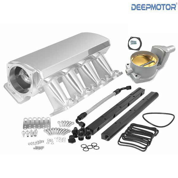 LS3 L92 Intake Manifold w/Map Sensor Port +102mm DBW Throttle Body+Fue ...