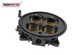 Deepmotor Billet Aluminum 2200 CFM 4 Barrel 4500 Dominator Throttle Body Black
