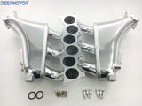 Deepmotor GTR R35 VR38DETT Billet Intake Manifold for 09UP Nissan Plenum Silver