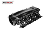 Billet CNC 102mm Intake Manifold Set with Burst Panel Flange for LS3 L92 Black