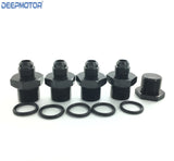 Deepmotor Billet Fuel Rail Kit For OE LS1 LS6 Stock Intake Manifold 6AN+Hardware