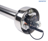Deepmotor 28 Inch Stainless Steel Universal Straight Steering Column Polish
