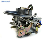 Deepmotor 2 Barrel Carburetor 350 CFM Manual Choke Silver