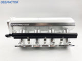 102mm Low Profile Intake Manifold LS1 LS2 LS6 w/MAP Sensor Port Fuel Rail Silver