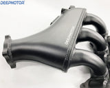 Deepmotor GTR R35 VR38DETT Billet Intake Manifold for 09-UP Nissan plenum Black