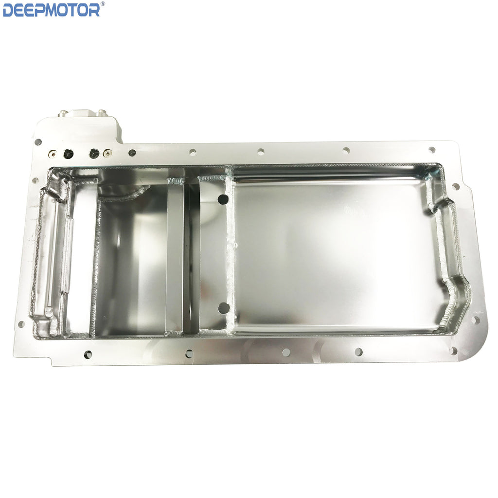 Deepmotor Fabricated Aluminum LS Rear Sump Light Oil Pan with Oil Filt