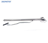 Deepmotor 35 Inch Universal Straight Steering Column Stainless Steel Polish