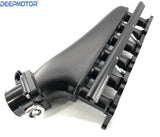 RB25 RB25DET Billet Intake Manifold Fuel Rail 90mm Throttle Body and Cable Black