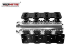 Billet 102mm Intake Manifold w/Burst Panel Flange for Cathedral Port LS1 LS2 LS6