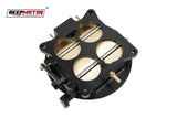 Deepmotor Billet Aluminum 2200 CFM 4 Barrel 4500 Dominator Throttle Body Black