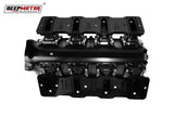 Billet 102mm Intake Manifold Set with Burst Panel Flange for LS1 LS2 LS6 Black