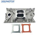 Low-Rise Vortec Intake Manifold Dual Plane for Small Block Chevy SBC 350 1997-up