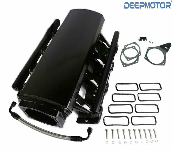 Deepmotor LS1 LS2 LS6 102mm Fabricated Intake Manifold+ Fuel Rails +TB