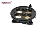 Deepmotor Billet Aluminum 2200 CFM 4 Barrel 4500 Dominator Throttle Body Black