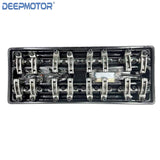 Stainless Steel 1.5 Ratio Shaft Mount Roller Rocker Arms for Chevy SBC 350 400