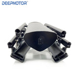 Deepmotor 102mm LS3 L92 Intake Manifold 16 injectors Dual Fuel Rails Black