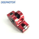 Deepmotor SBC 350 1.5 Ratio 3/8’’ Aluminum Rocker Arms Set for SBC Chevy Red