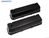 Deepmotor Valve Covers Tall Cast Aluminum for Big Block Ford 429 460 Black