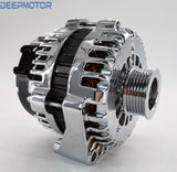 For GM LS Truck AD244 220 AMP CHROME ALTERNATOR SERPENTINE BELT 4 Pin Connector