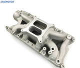 Deepmotor Auminum Air-Gap Dual Plane Intake Manifold for SBF Ford 289-302 347