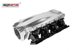 Billet 102mm Intake Manifold w/Burst Panel Flange for Cathedral Port LS1 LS2 LS6