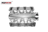 Billet CNC 102mm Intake Manifold Set with Burst Panel Flange for LS3 L92 Silver