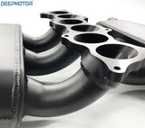 Deepmotor GTR R35 VR38DETT Billet Intake Manifold for 09-UP Nissan plenum Black