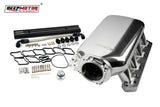 Deepmotor 90mm Big Volume 9.6L Intake Manifold Fuel Rail for Hemi Gen III Silver