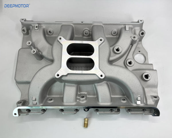 Deepmotor Aluminum Square Bore Dual Plane Intake Manifold for Ford 332