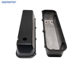 Deepmotor Valve Covers Tall Cast Aluminum for Big Block Ford 429 460 Black