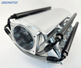 Deepmotor 102mm Dual Fuel Rails LS3 L92 Intake Manifold 16 injectors Silver