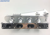 Intake Manifold for VW 1.8T, Fuel Rail Kit Right Facing Silver