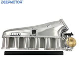 CNC RB26 RB26DET Intake manifold Fuel Rail 90mm Throttle Body Set 6 Injectors SL