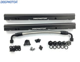 Deepmotor Billet Fuel Rail Kit For OE LS1 LS6 Stock Intake Manifold 6AN+Hardware