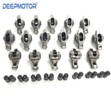 Stainless Steel Roller Rocker Arm Set for BBC 454 396 427 1.7 Ratio 7/16'' +Nuts
