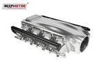 Billet 102mm Intake Manifold Set with Burst Panel Flange for LS1 LS2 LS6 Silver