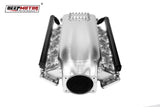 Billet CNC 102mm Intake Manifold Set with Burst Panel Flange for LS3 L92 Silver