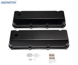 Deepmotor Valve Covers Tall Cast Aluminum for Big Block Ford 429 460 Black