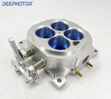 Deepmotor CNC Billet 1000 CFM 1.75" Core 4-Barrel 4150 Throttle Body Silver