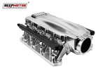 Billet CNC 90mm Intake Manifold w/Burst Panel Flange +Fuel Rail for Hemi Gen III