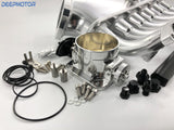 Deepmotor Billet 90mm Intake manifold Fuel Rail Throttle body for M50 M52 silver