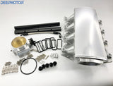 Low Profile LS3 L92 102mm Fab Intake Manifold + Fuel Rails + 102mm Throttle Body
