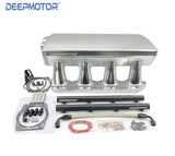 Deepmotor Intake Manifold Fuel Rail Kit for Nissan 5.6 V8 VK56DE Silver