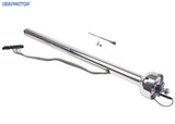 Deepmotor 35 Inch Universal Straight Steering Column Stainless Steel Polish