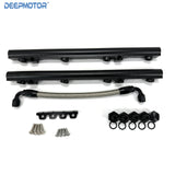 Billet Fuel Rail Kit for GM OE LS3 Stock Intake Manifold + Hardwares Direct Fit