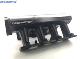 Deepmotor Aluminum Fabricated LS7 EFI Intake Manifold Fuel Rail Kit Black