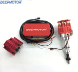 Deepmotor Billet Distributor Ignition Box Coil for Ford SBF 351 Cleveland 351C
