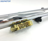 32" inch Auto Column Shift Tilt Steering Column with Key & Wheel Adapter Chrome