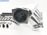 Deepmotor Aluminum Fabricated LS7 EFI Intake Manifold Fuel Rails Kit Silver