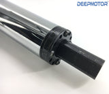 32'' Chrome Floor Tilt Manual Steering Column w/ 9 Hole Wheel Adapter No Key